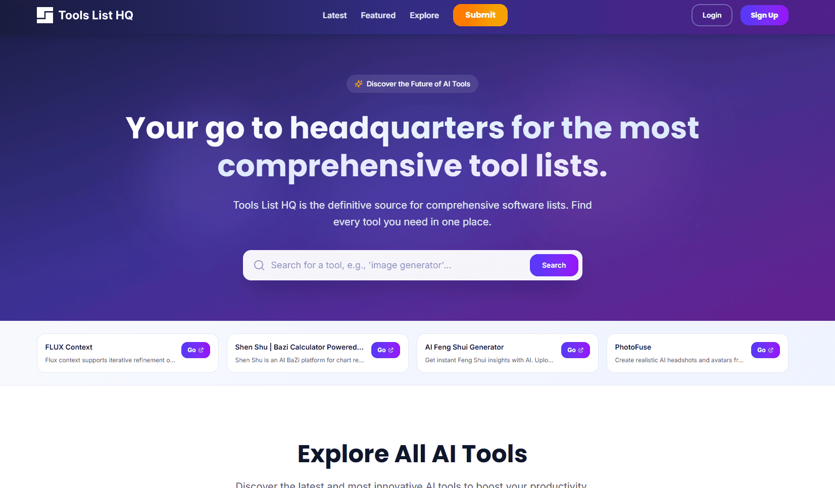 Tools List HQ - Image 1