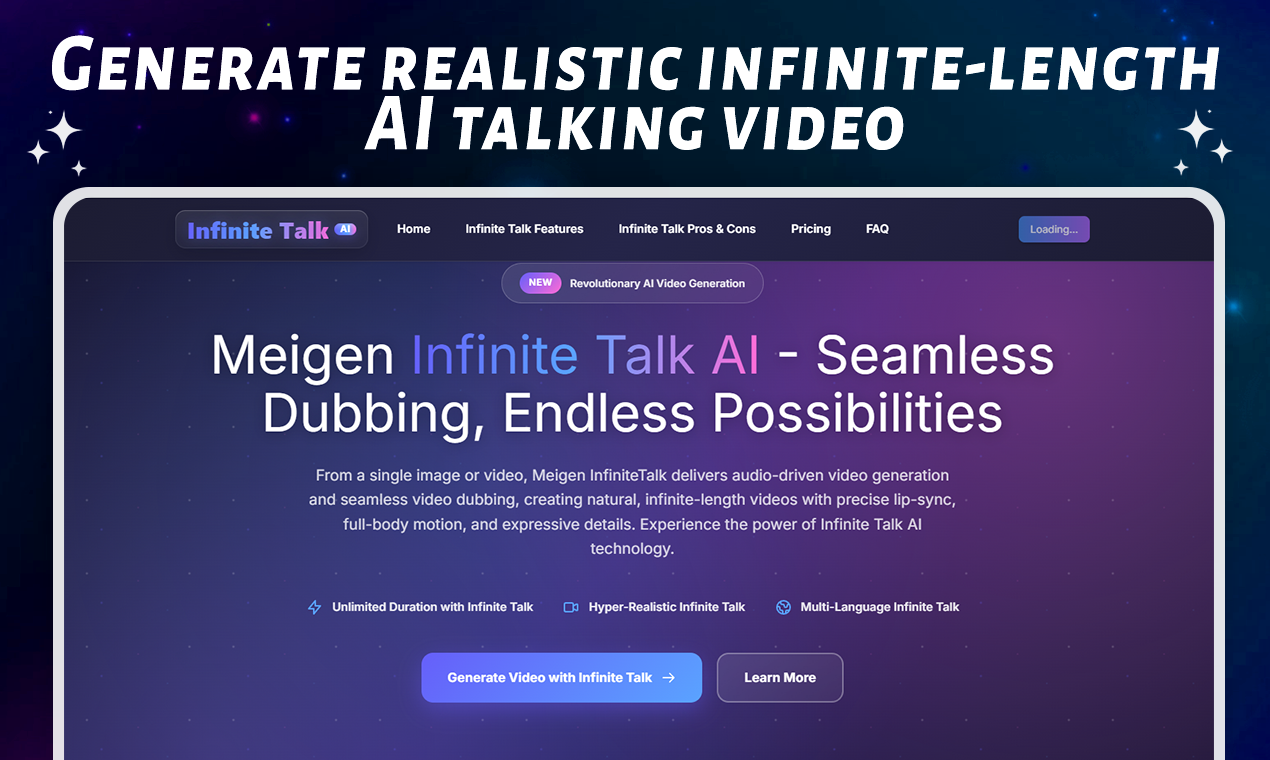 InfiniteTalk AI - Image 1