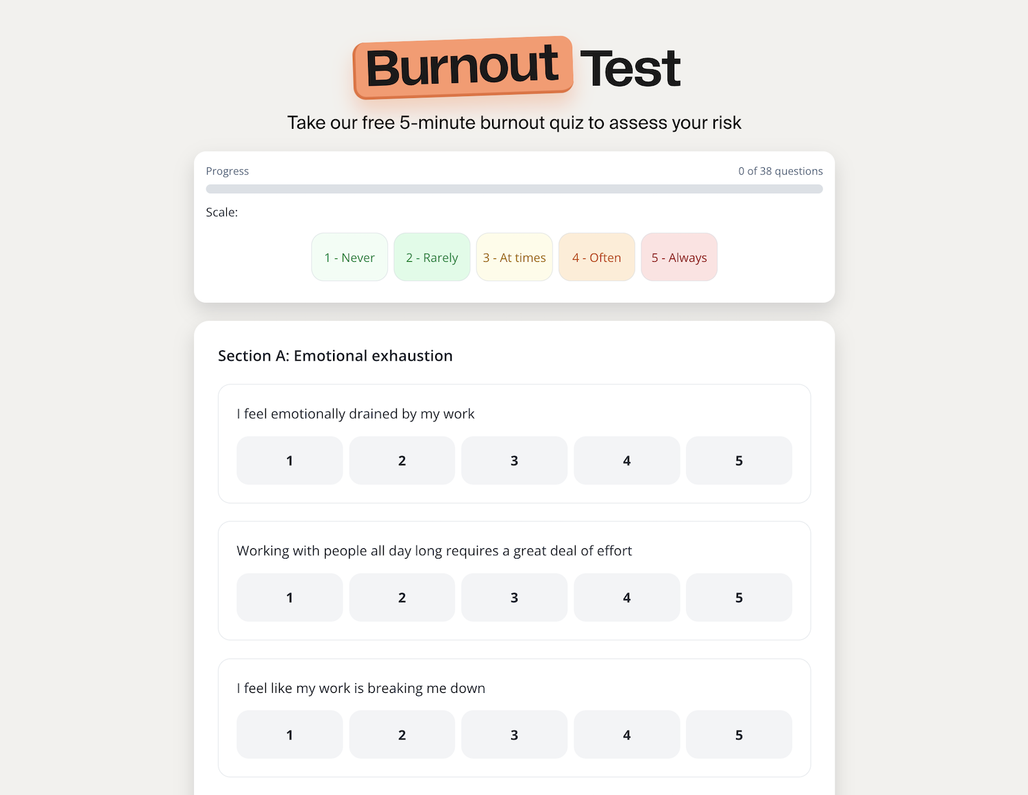 TripleTen Burnout Test - Image 1